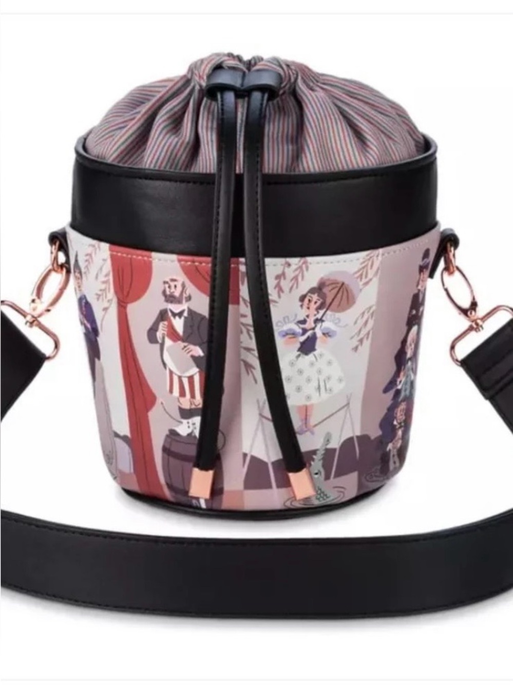 Authentic Disney Parks Haunted Mansion Stretching Room Bucket Purse